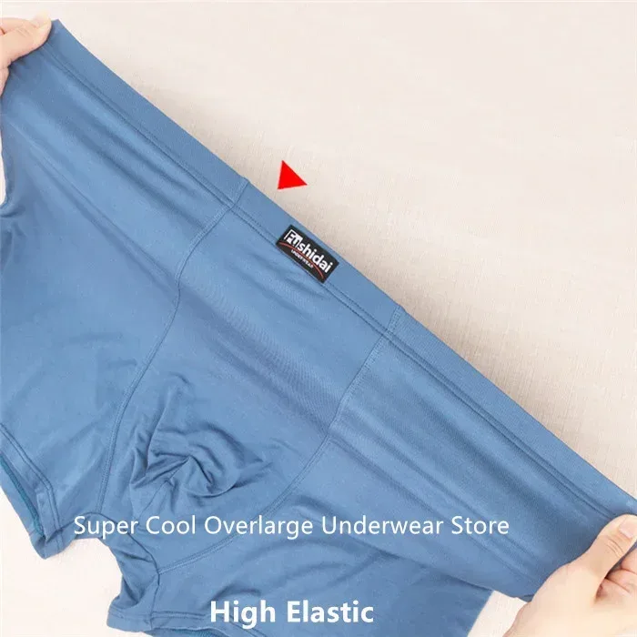 Boxershorts Men Modal Panties 200KG Soft 13XL Panlalaking Panloob Plus Size 12XL Jumbo Underpant Loose 9XL 5XL Red Black Malaking Boxer — image 9