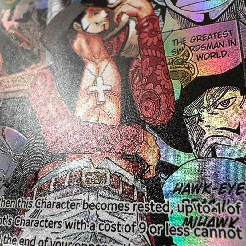 אנימה One Piece גרסה אנגלית יפנית OPCG Comics העתק Shanks Rayleigh Nika Luffy Buggy Enel משחקי אנימה כרטיסי אוסף
