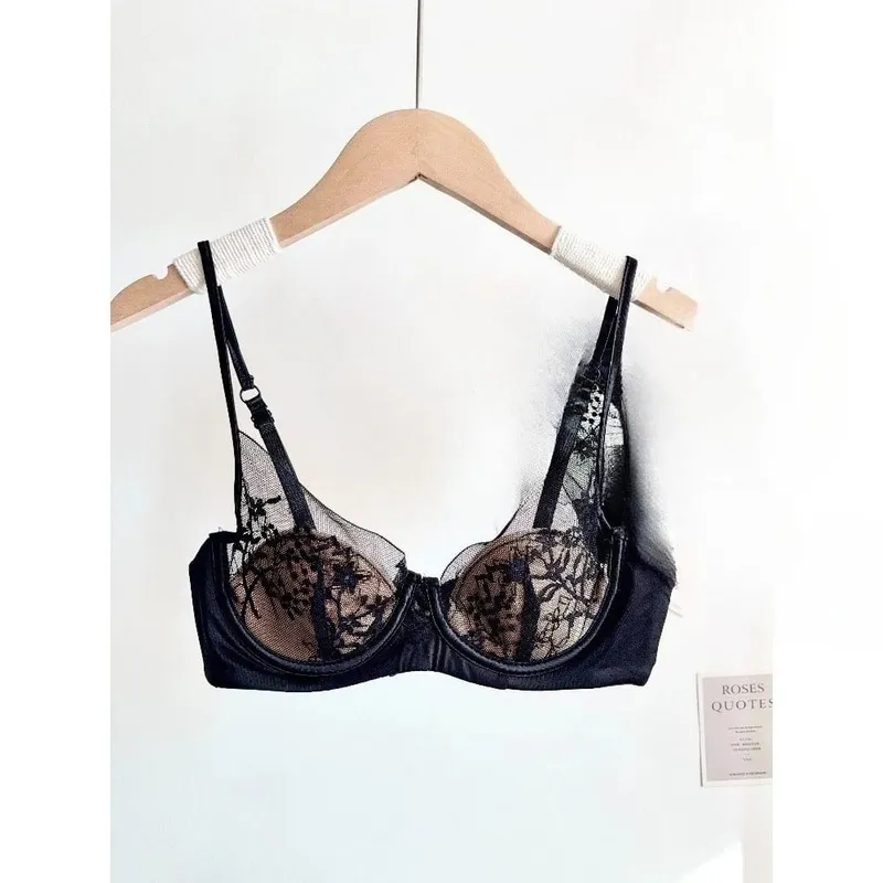Γυναικεία Δαντελένια Εσώρουχα Μαλακά Underwire Thin Cup Push-Up Σετ εσώρουχα εσώρουχα Comfort Intimates για μικρό μπούστο S-XL καθημερινά εσώρουχα — image 15