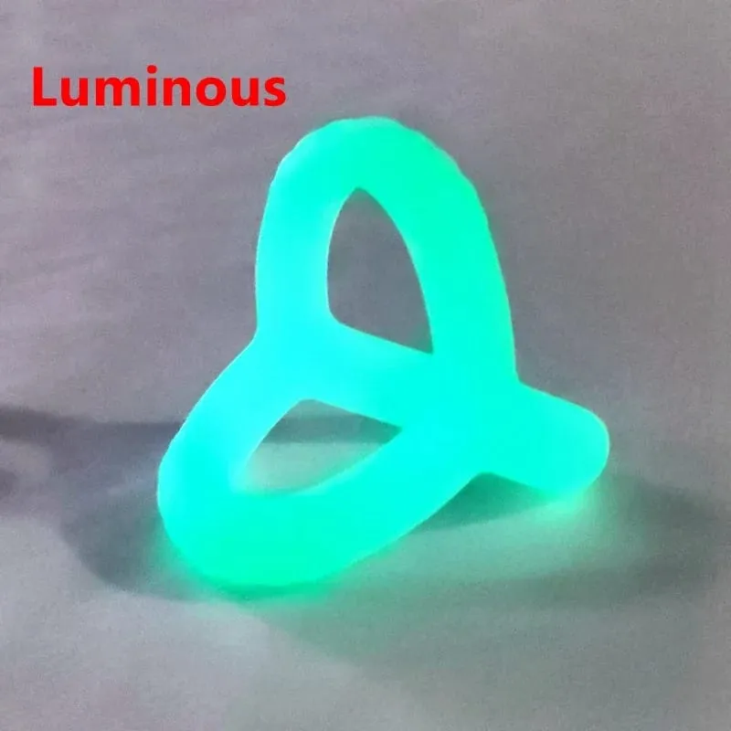 Penis Ring Reusable Silicone Semen Cock Ring Penis Enlargement Delayed Ejaculation Sex Toys For Men — image 14