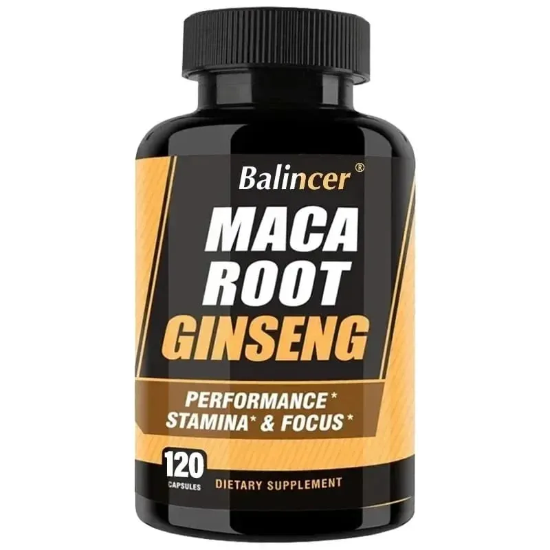 Maca Root Capsules with Ginseng - Promote Energy Mood Stamina & Performance Supports Mental Health for Men and Women — image 9