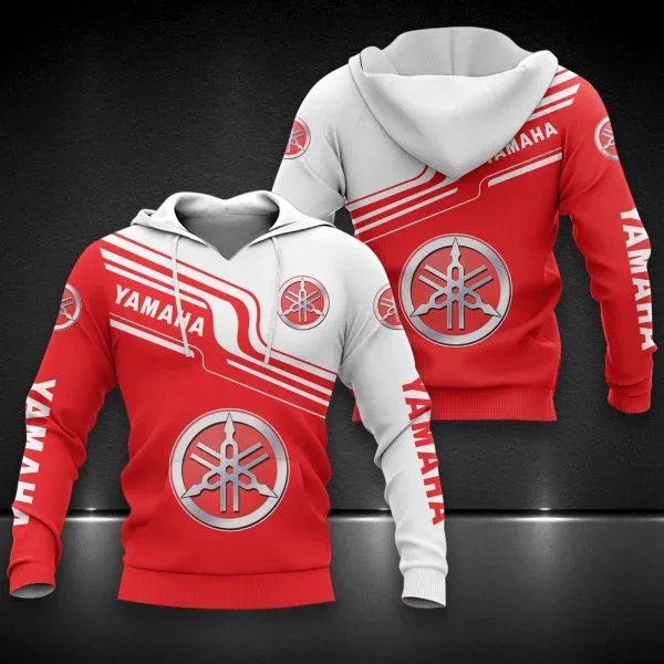 Yamaha Motorcykel Huvtröja Herr 3D Tryckt Pullover Högkvalitativ Street Style Sweatshirt Vindjacka Sportkläder — image 5