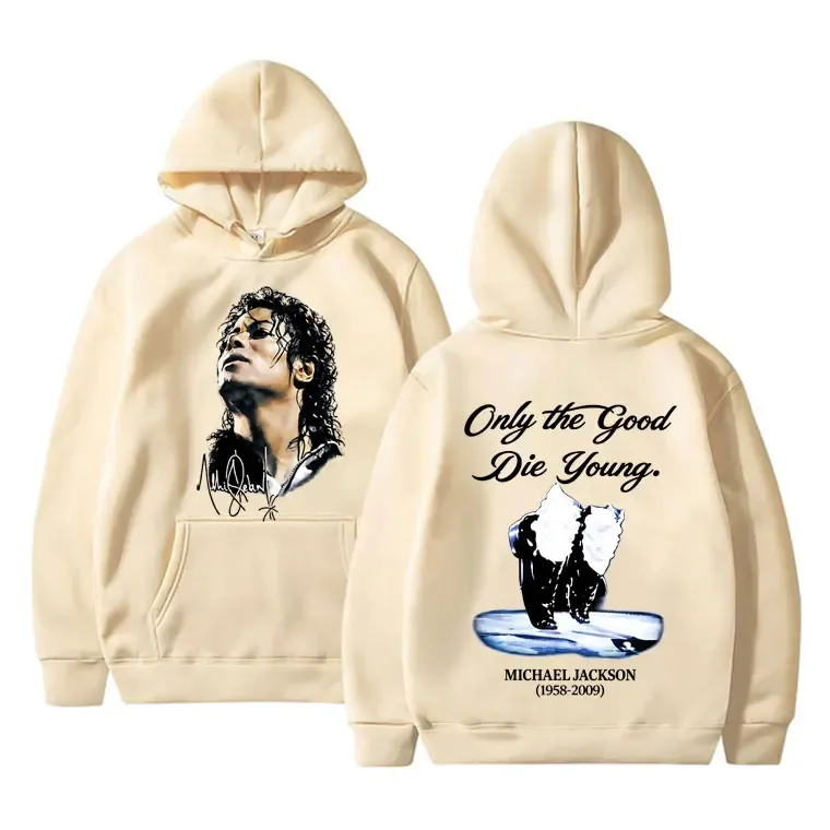 Michael Jackson King of Pop Hoodie Men Women Vintage Gothic Rock Sweatshirt Men's Punk Oversized Pullovers Hoodies Streetwear — image 6