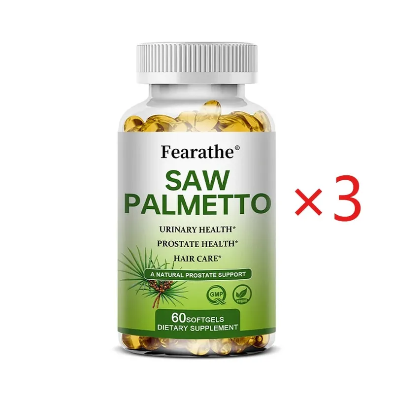 Saw Palmetto תוסף בריאות הערמונית לקדם את תפקוד מערכת השתן 500 מ"ג למנה - כמוסות טבעוניות ללא GMO — image 11