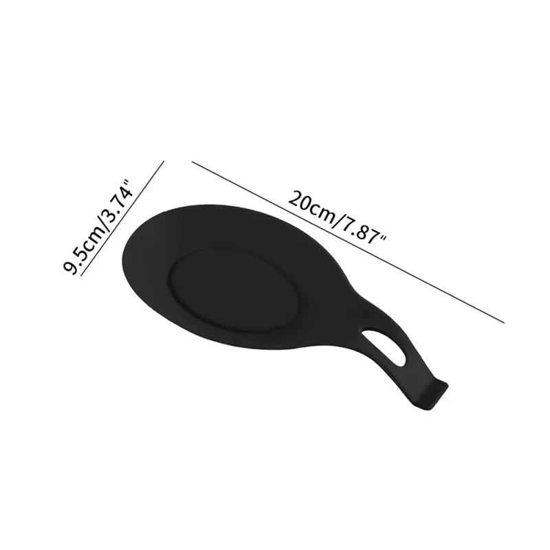Repose-cuillère en Silicone, support de spatule, ustensiles résistants à la chaleur, plateau de napperon, outils de cuisine, accessoires de cuisine, 1/4 pièces