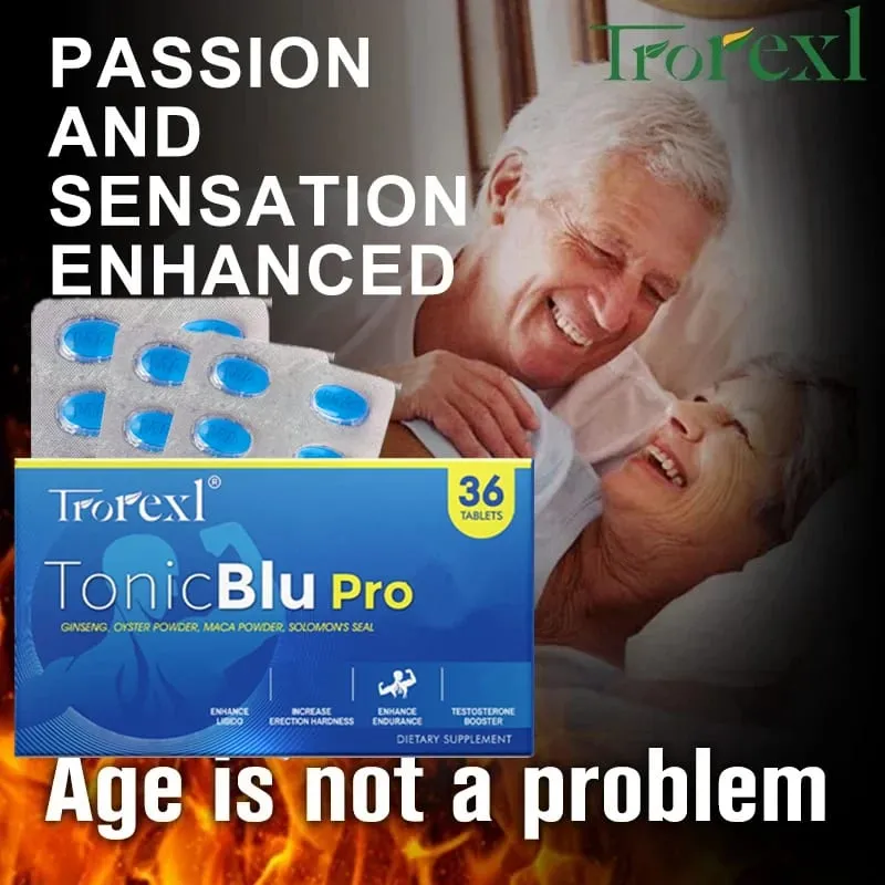 36-360 Pill Blue Tablets Health Product Men Power Klinikailag bizonyított formula — image 4