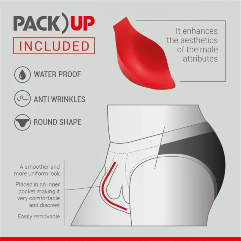 6 Colors Soft Briefs shorts Men Sponge Pouch Underwear Swimwear Enhancer Cup Bulge Pad — image 7