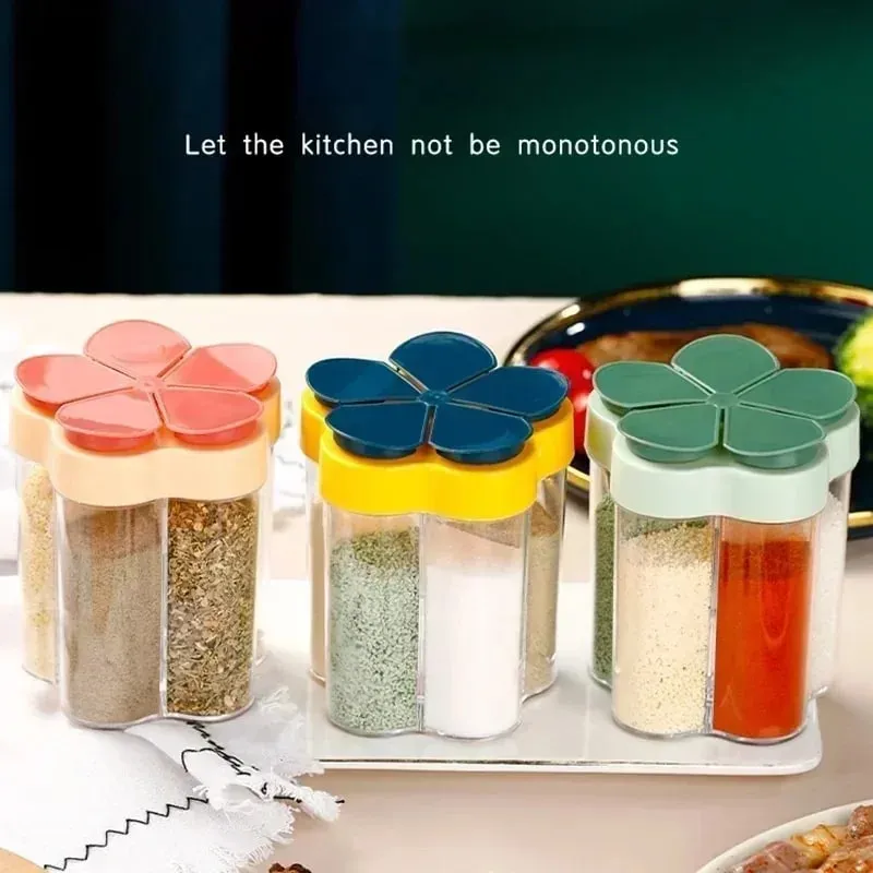 1 Pcs Seasoning Jar Plastic ContainerSeasoning Bottle Spice Organizer Outdoor Camping Seasonins Containers Kitchen Gadget Sets — image 4