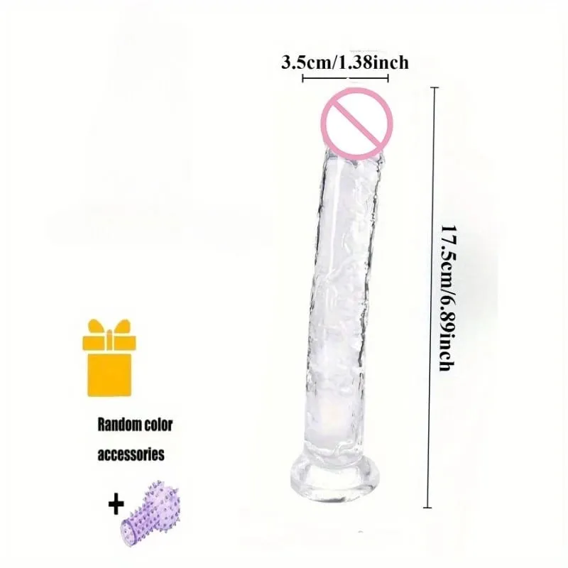Διαφανές μαλακό ζελέ Dildos Ισχυρή βεντούζα Γυναικείο αυνανιστής πρωκτού Κλειτορίδα Διεγέρτης Big Dick Λεσβίες γυναικών σεξουαλικά παιχνίδια 18+ — image 9