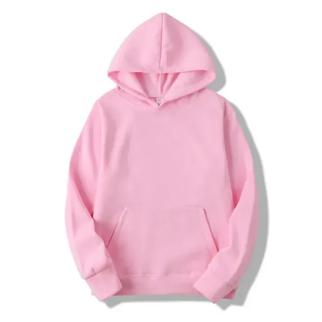 Blank Fleece Fashion Hoodies Men Pull Over Wholesale Hooded Sweatshirt Unisex Cheap Solid Hoodie In Bulk Sudaderas Con Capucha — image 24
