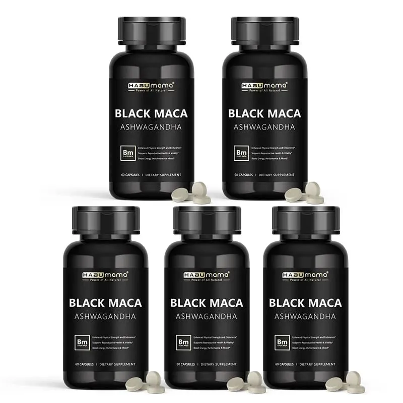 Organic Black Maca -60 Tablets 100% Pure Non-GMo Supports Reproductive Health Natural Energizer Stamina Performance Enhancer — image 10