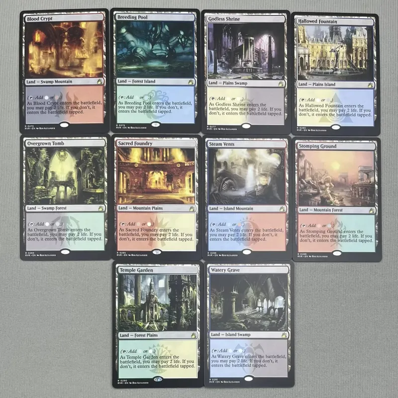 TCG Proxy Cards Deck Borad Games הולוגרמה בודדת לוטוס שחור Power9 Dual Landes The One Ring — image 23