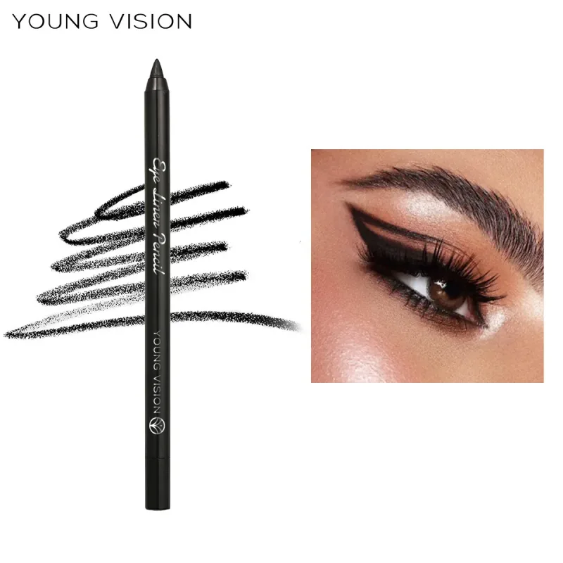 Waterproof Pearlescent Blue Green Eyeliner Pencil Long-Lasting Metallic Glitter Eye Liner Gel High Pigmented Punk Eye Makeup — image 10