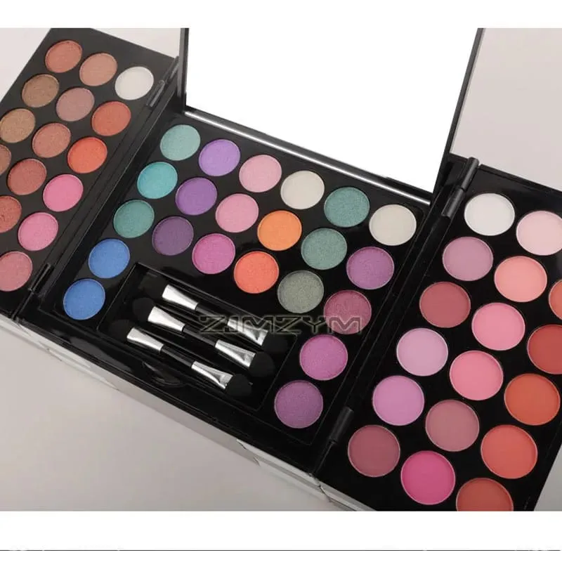 148 Colors All in One Makeup Kit Professional Eyeshadow Palette with Blush Highlighter Concealer Brushes Portable Makeup Set — image 6