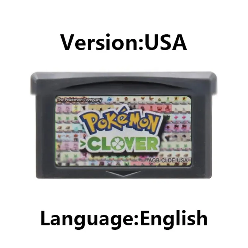 GBA Pokemon Game Cartridge 32-bit Κονσόλα παιχνιδιών βίντεο Κάρτα AshGray Liquid Crystal Light Platinum Moemon Emerald Αγγλική γλώσσα — image 11