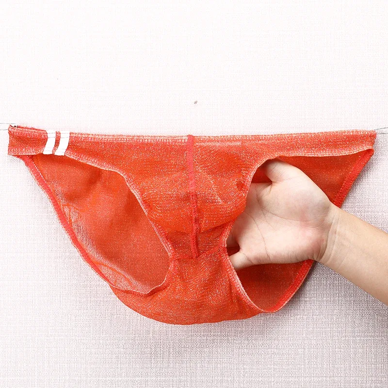 Men's Underwear Briefs Ultra Thin Low Rise Mesh Breathable Panties — image 21