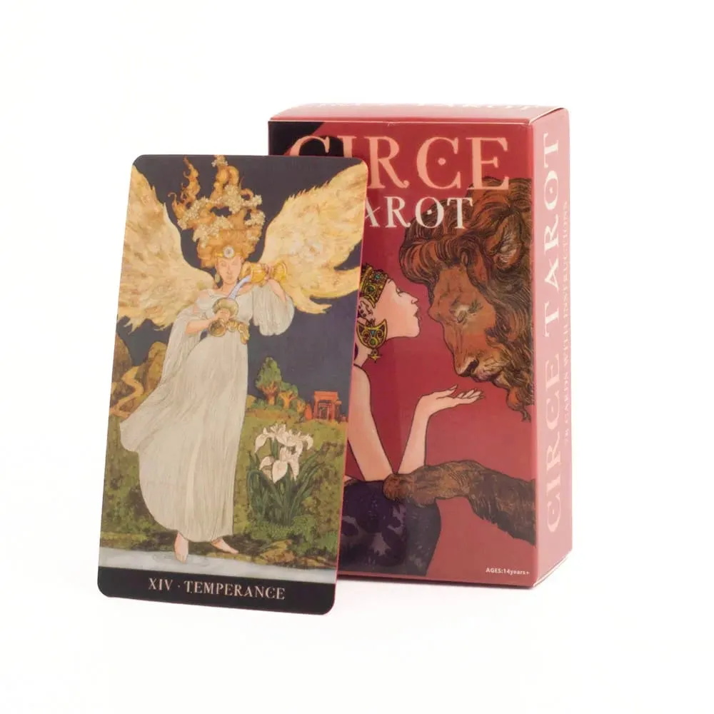 Circe Tarot 78 Cards with Instruction Booklet Fate Divination Tarot Cards FortuneTelling Card Games Party Board Game 10.3*6cm — image 3