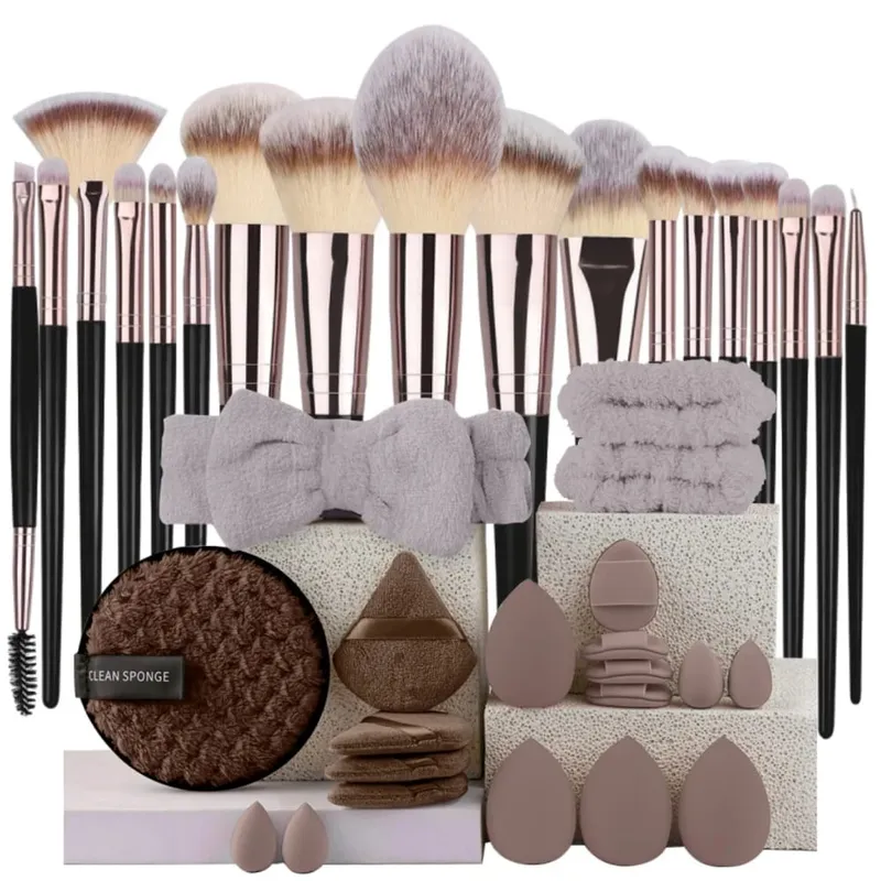Sminkecset készlet Professzionális Beauty Foundation korrektor púder szemhéjpúder pirosító ecset Kabuki Blending Cosmetic Beauty Tool — image 21