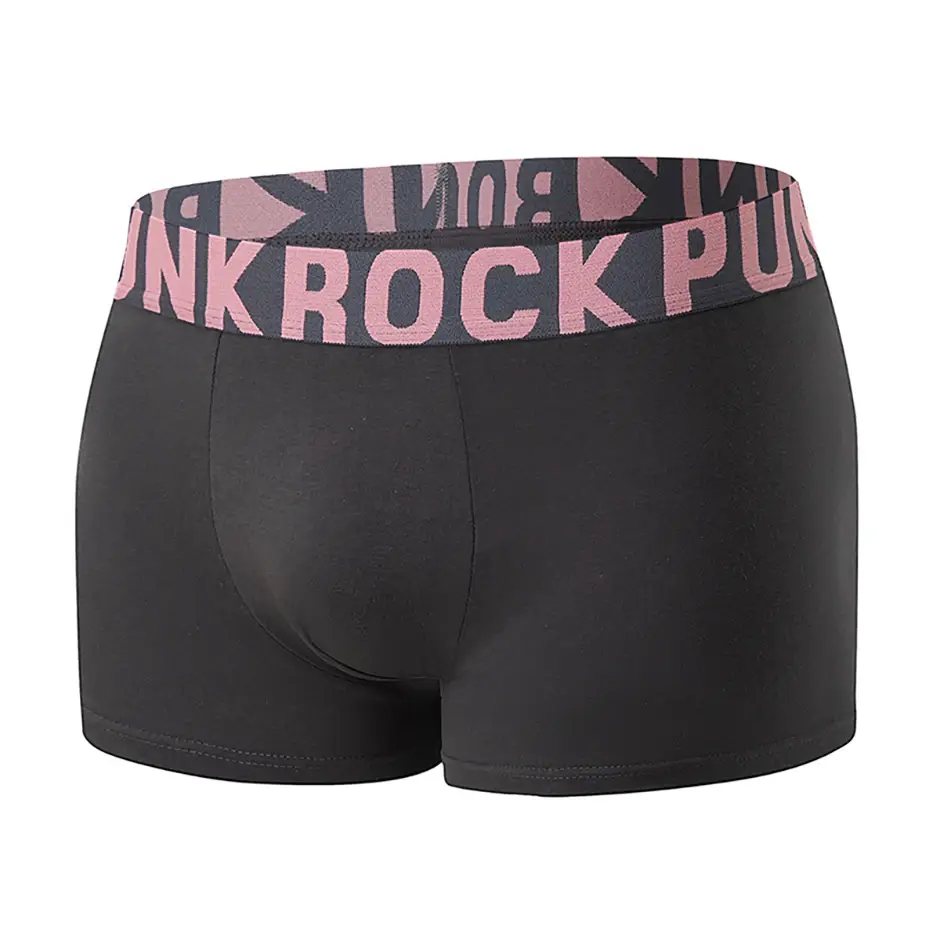 4 Piece Set Of Men's Cotton Comfortable Soft And Versatile Underwear Plus Size Casual Boxer Shorts Sports Cycling Base Shorts — image 21