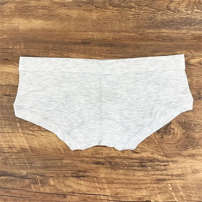Panlalaking Sexy Modal Pink na Underwear Simple at Kumportableng U Convex Pouch Briefs Low Waist Slim Fit Plus Size Panlalaking Panloob L-XXXL — image 16