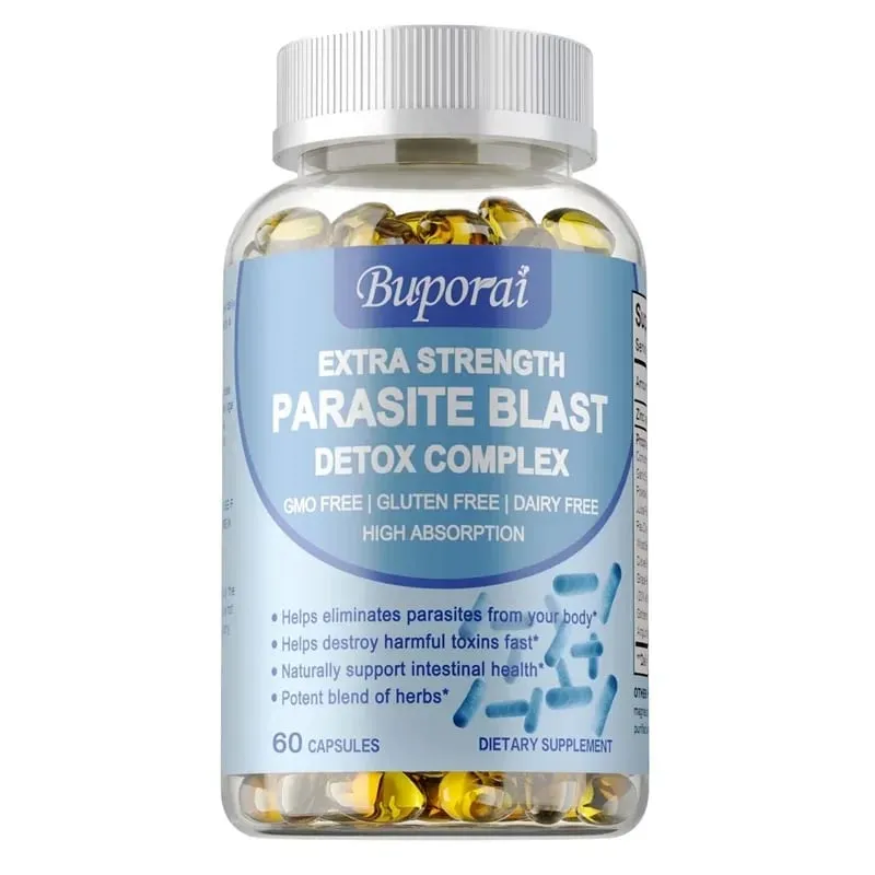 Parasite Blast Detox Complex – Támogatja a bélrendszer egészségét Eltünteti a parazitákat Elősegíti az anyagcserét és erősíti az immunitást — image 8