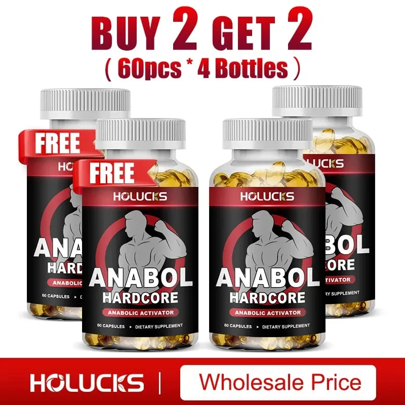 Muscle Builder for Men Boosts Energy Strength & Endurance Promote Muscle Protein Synthesis Supports Hormone Balance