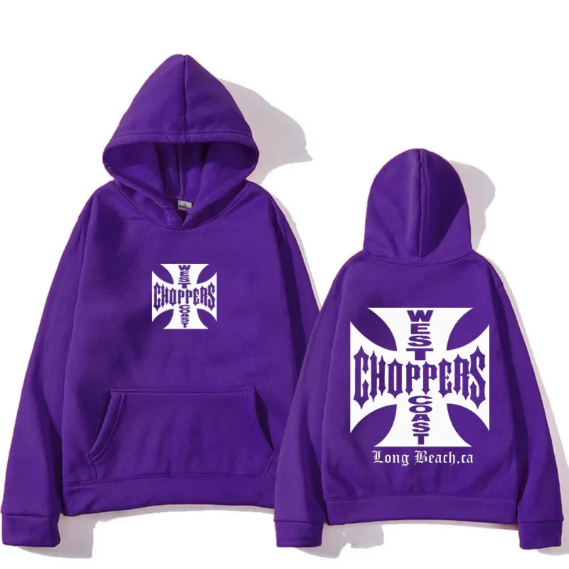 Paul Walker West Coast Choppers Hoodie Herr Dammode Mode Topp hiphopkläder Fleece långärmad vintagetröja