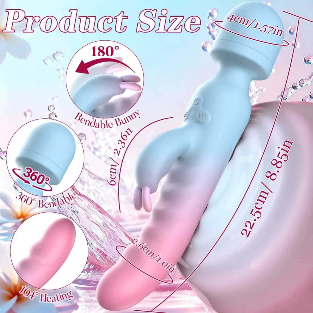 4 az 1-ben mód vibrátor AV szexgép varázspálca Clitoris G Spot stimulátor női hüvelymasszírozó nő felnőtt szexjáték 18+ — image 5