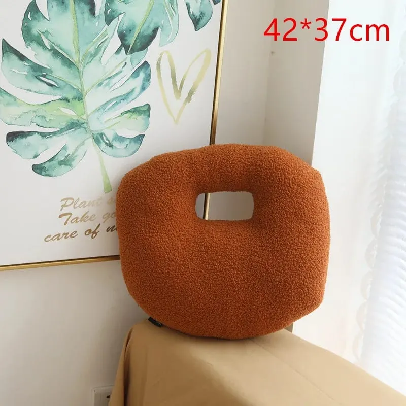 Coussin boule nordique de couleur unie, fleur en peluche, oreiller pour canapé, taille, bureau, jouet pour enfant, cadeaux, décoration de la maison, nouvelle collection — image 15
