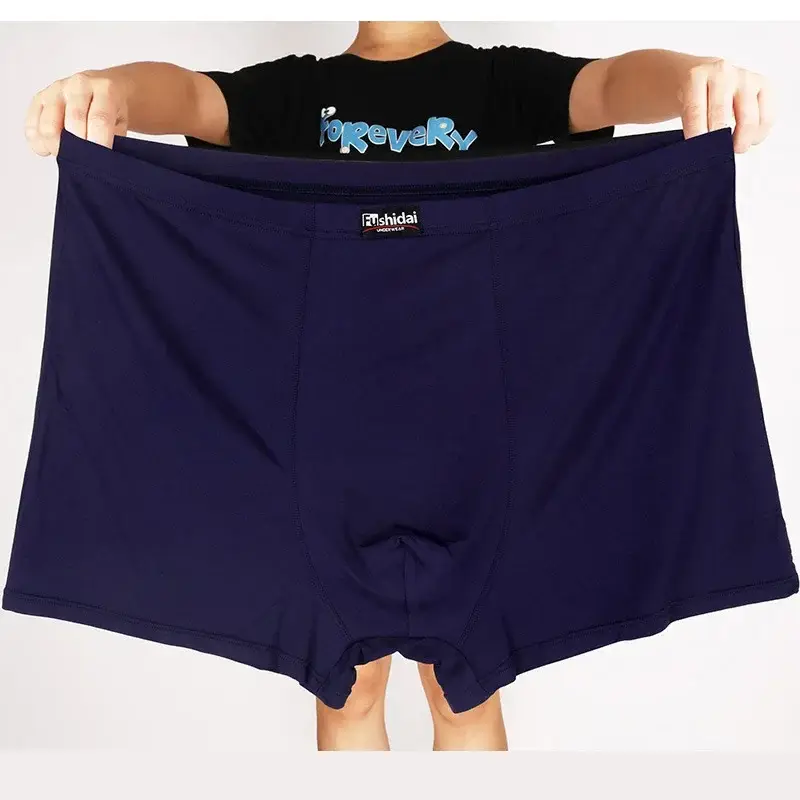 4 pçs/lote 13xl modal oversize men boxer shorts homme boxer shorts dos homens calcinha masculina cueca homem homem boxer com — image 13