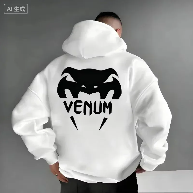 2026 BAGONG BAGONG Bago! UFC Men's Boxing Sports Hoodie Warm and Comfortable Casual Hoodie for Autumn and Winter Fashionable Printed — image 3