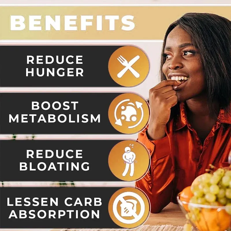 Daitea Appetite Control Capsules - Organic Vitamin C Metabolism Weight Management Powerful Calorie Suppressant — image 5