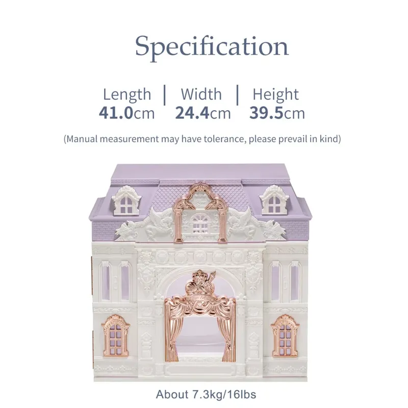 Flower Knows Knight Unicorn Storage Box Organizer Μακιγιάζ Αποθήκευση καλλυντικών Desktop Organizer Vanity Cute Aesthetic Fantasy
