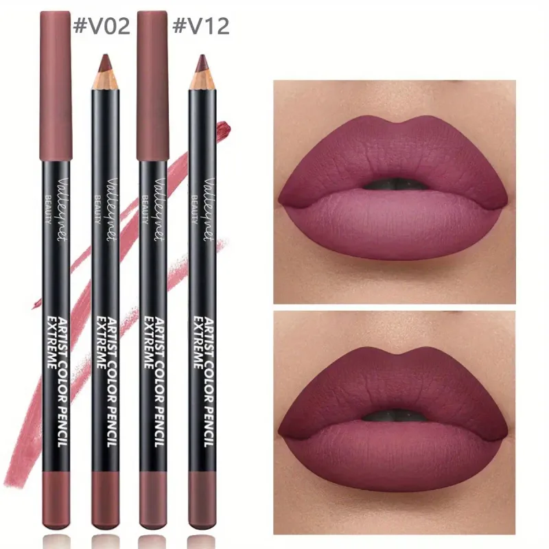 2db Lip Liner Makeup Duo: hosszan tartó vízálló matt formula gyengéd az érzékeny bőrön, és ideális a világos bézs tónusokhoz — image 3