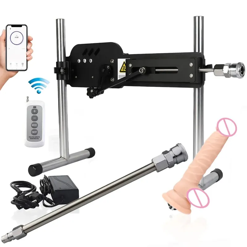 Dildo-120W Automatic Dildo Machine 3-15cm Super Silent Masturbation Dildo Sex Machine Adult Couple Sex Toy Female Male Sex Toy