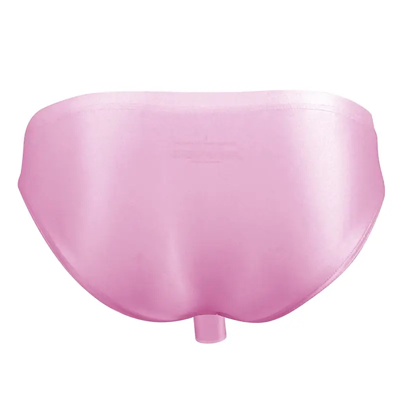 High Elastic Bikini Briefs gay Men's glossy underwear open Pouch Panties Men Smooth gay underwear — image 13