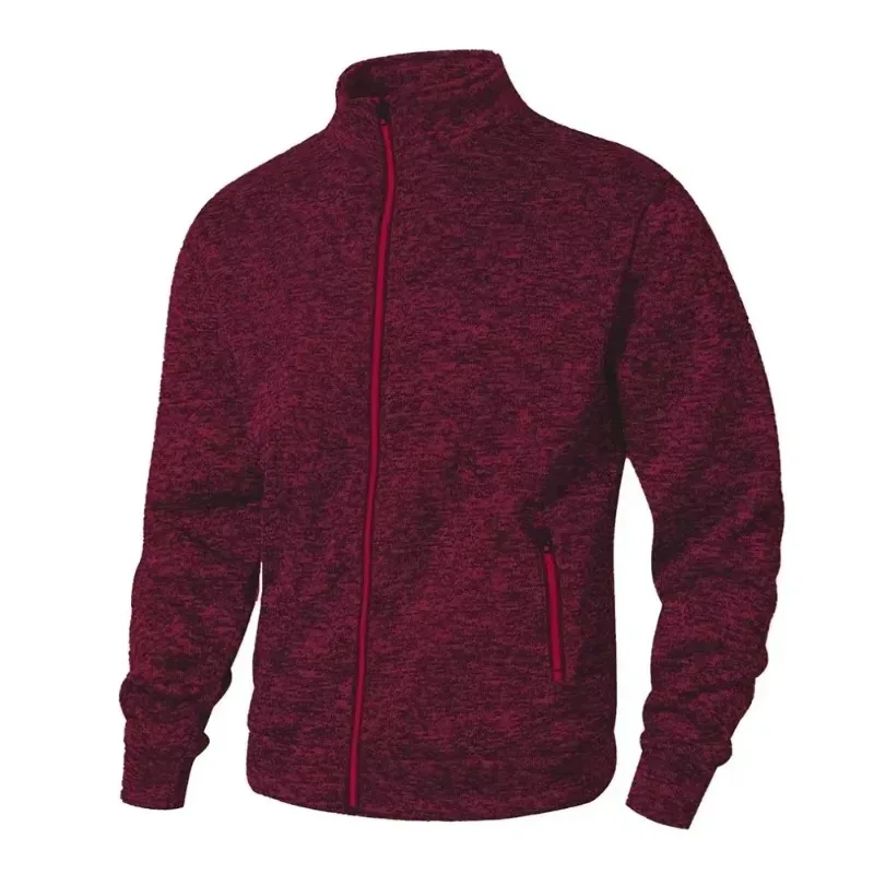 Panlalaking Stand Collar sweatshirt kaswal na zipper Cardigan Jacket sa labas ng Long Sleeve Solid Color Pullover Magaang Streetwear — image 10