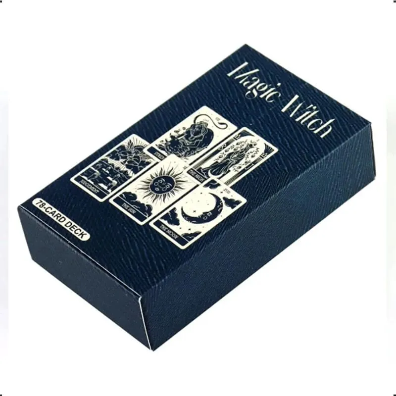 Kiváló minőségű The Magic Witch Tarot Kártya Szabadidő Szórakozás Játékok Kártya Családi összejövetelek Tarot Játékok Kártya 78 kártyacsomag — image 3