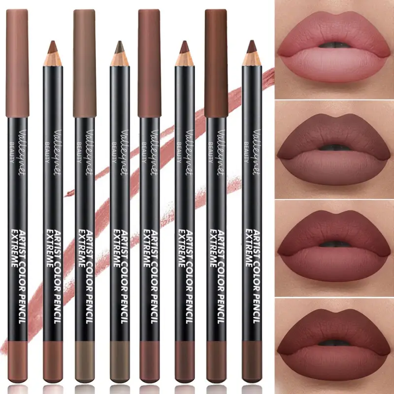 2db Lip Liner Makeup Duo: hosszan tartó vízálló matt formula gyengéd az érzékeny bőrön, és ideális a világos bézs tónusokhoz — image 2