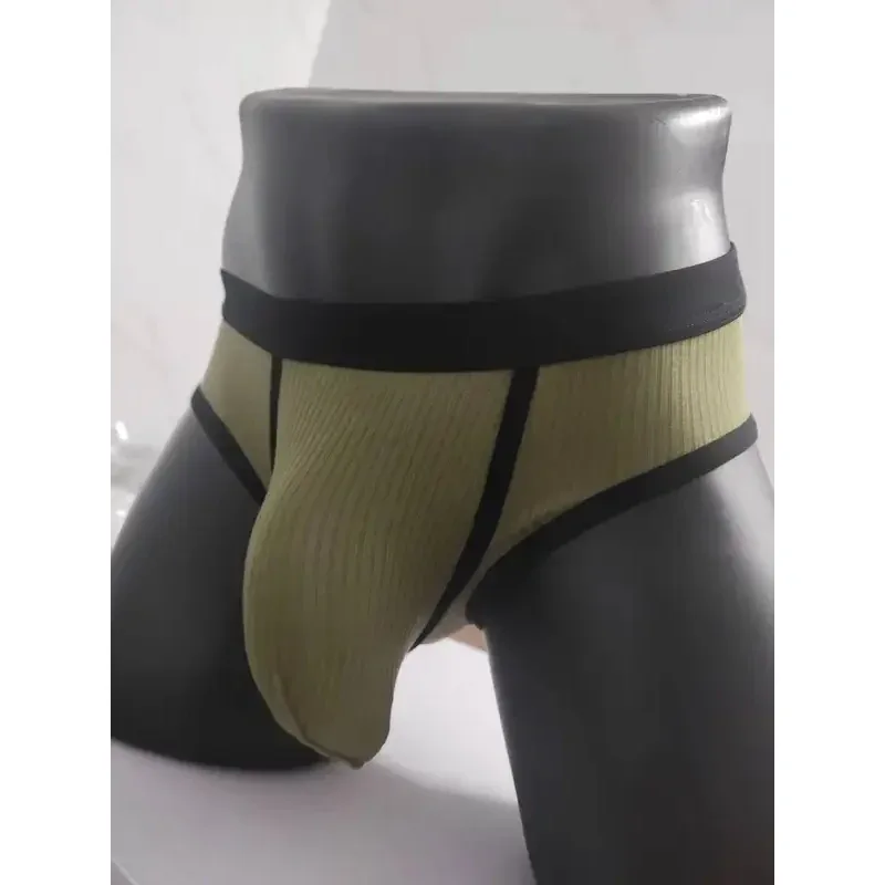 Cuecas masculinas com bolsos grandes são muito sexy. Roupa íntima esportiva masculina de grande espaço 3256811705961751 — image 3