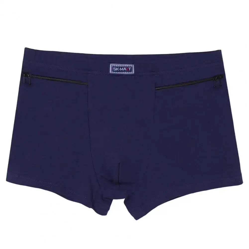 Panlalaking Kasuotang Panloob na Panlaban sa Pagnanakaw Brief Boxer Panty Walang Seamless Elastic Panties na Panlalaki Cotton U-Bump Panlalaki Shorts Briefs Pang-araw-araw na Kasuotan