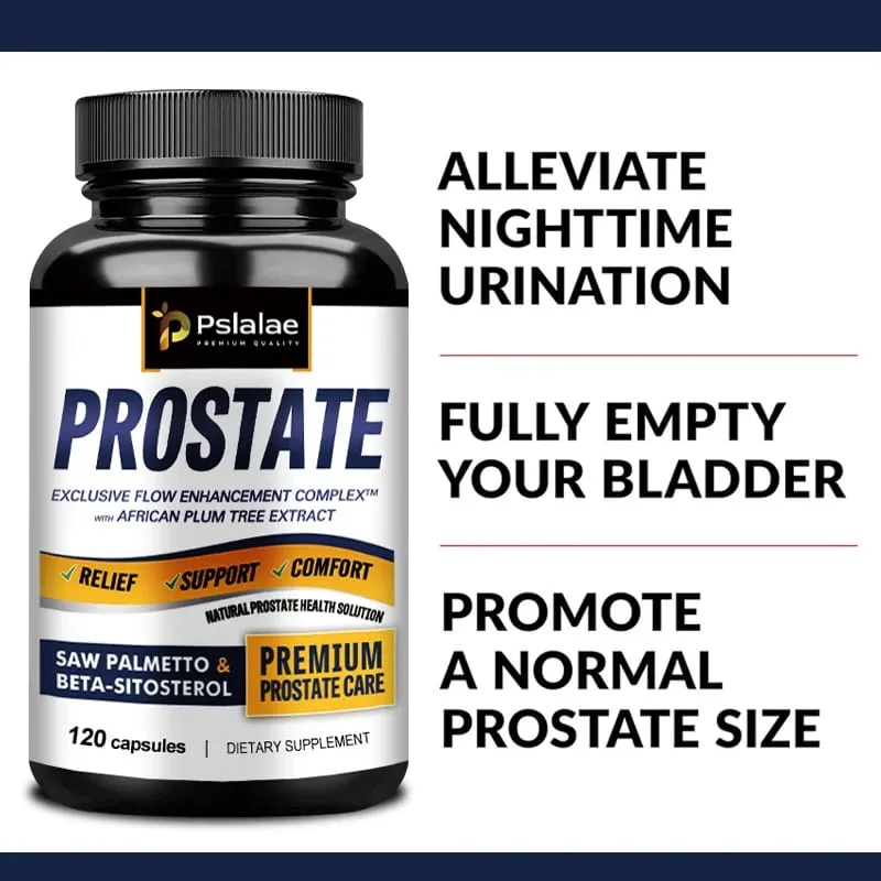 Prostate 3-Pack Saw Palmetto and Beta Sitosterol Supplements Healthy Support Size Supports Urinary Relief and Bladder Control — image 2