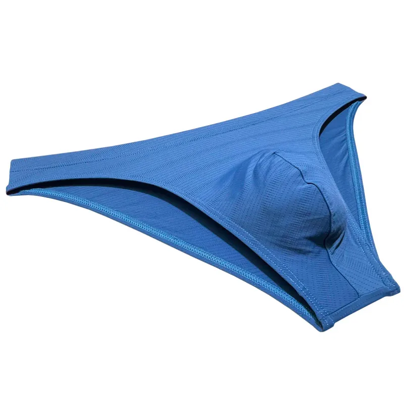 Ultrathin Briefs Men's Underwear Enhancing Pouch Male Bikini Low Rise Underpants Summmer Single Layer Everyday Comfort — image 4