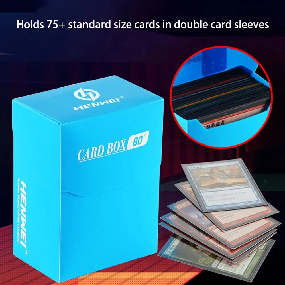 80+Card Deck Box PP Υλικό Φορητή Θήκη πολλών χρωμάτων καρτών TCG για MTG/YGO/TCG Gathering PP Storage — image 3