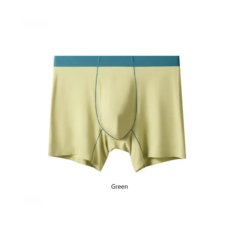 2pcs New Bamboo Fiber Man Underwear Lengthen Sport Men Boxers Regenerated Fibers Underpants L XL XXL 3XL 4XL Side Open Design — image 4