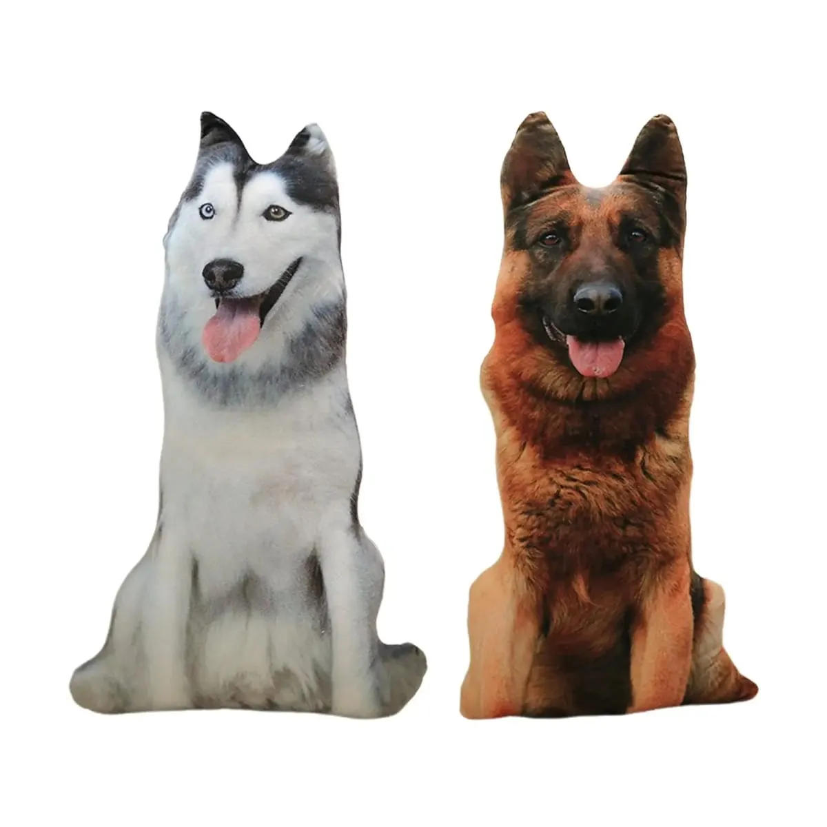 3D Dog Throw Pillow Μαξιλάρι για ριχτάρι ζώων για καναπέ-κρεβάτι γραφείο — image 4