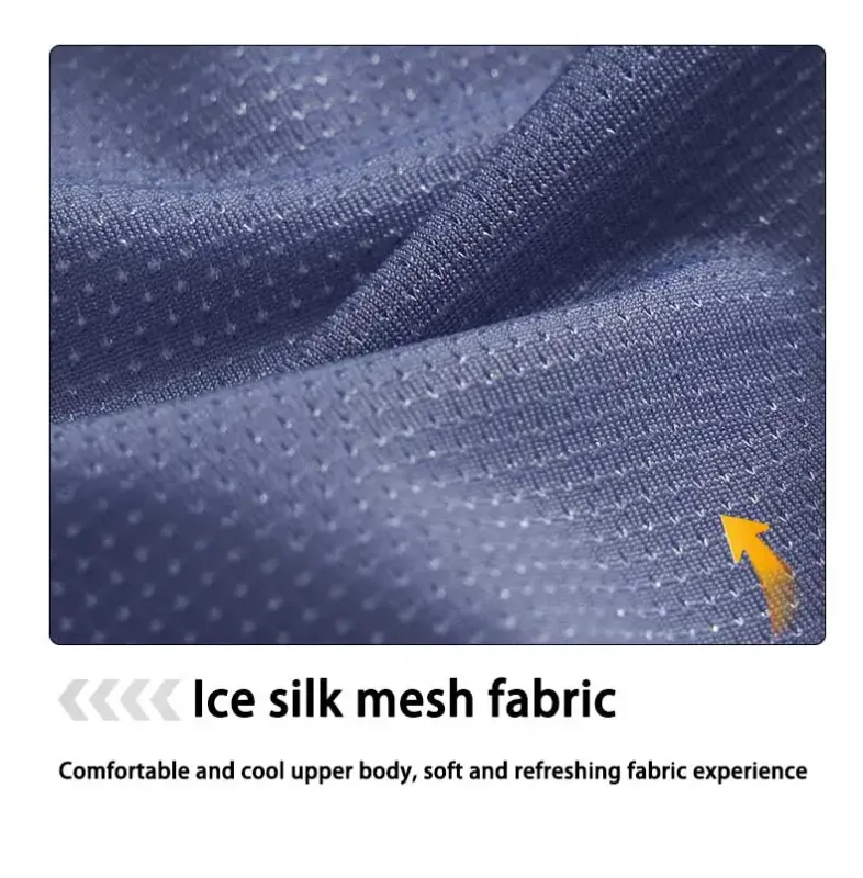 Cuecas masculinas de seda gelada com frente aberta e cintura ajustável – roupa íntima respirável sexy de verão para ajuste confortável — image 16