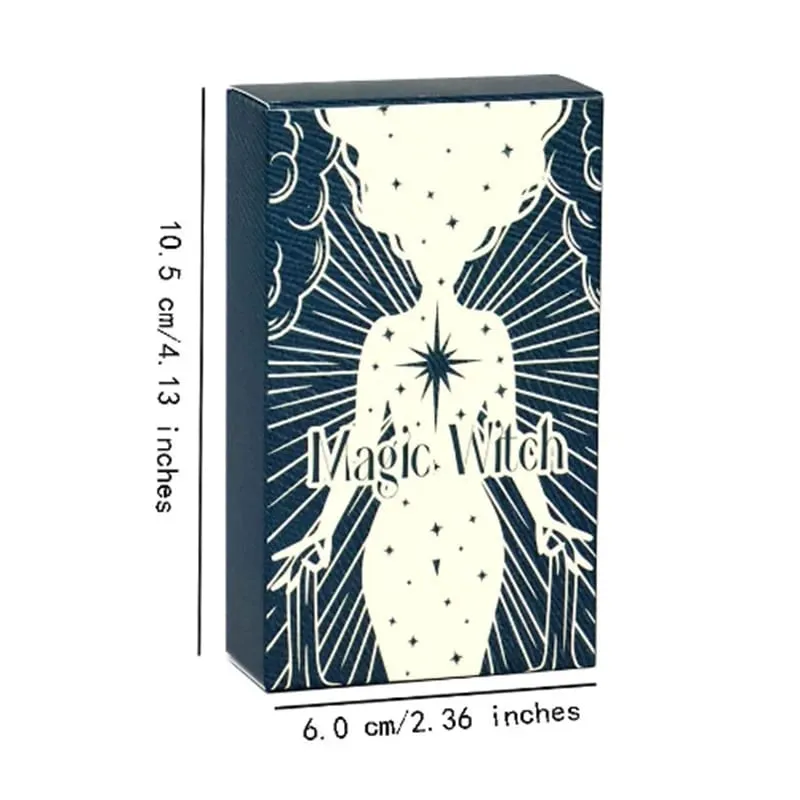 Kiváló minőségű The Magic Witch Tarot Kártya Szabadidő Szórakozás Játékok Kártya Családi összejövetelek Tarot Játékok Kártya 78 kártyacsomag — image 5
