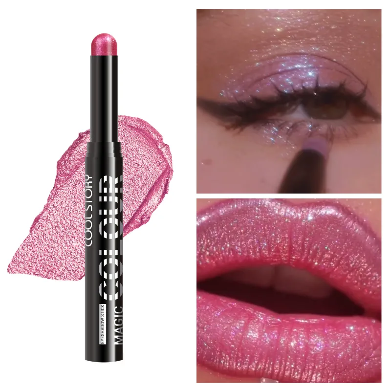 2 σε 1 Eyeshadow Lipstick Stick Pencil Waterproof Glitter Brighten Matte Eye Shadow Makeup Pigment Eyeshadow Pen — image 19
