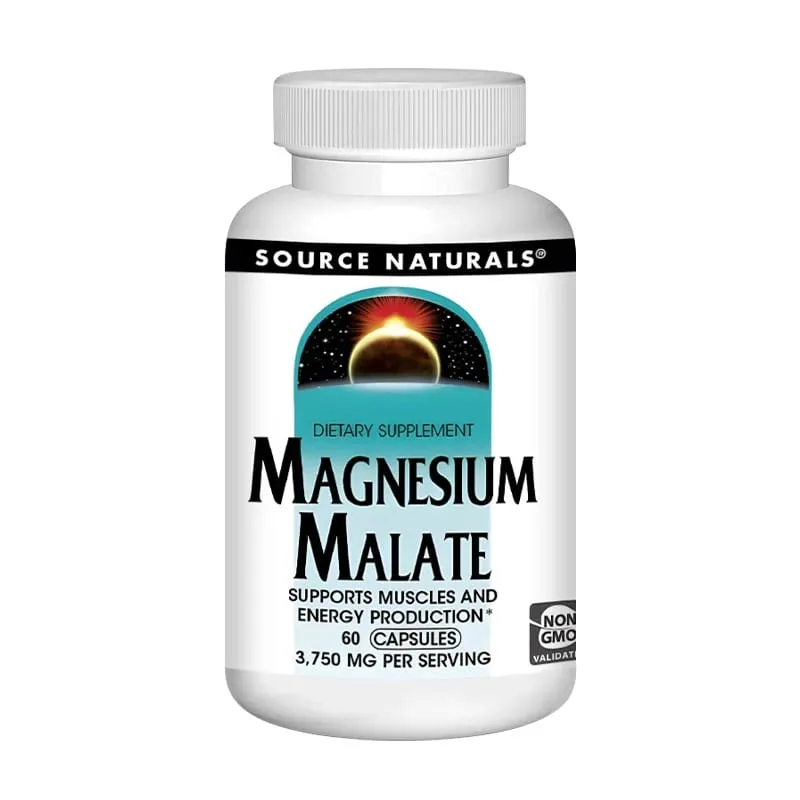 Magnézium-malát 3750 Mg-kiegészítő támogatja az izomműködés egészségét és az energiatermelést